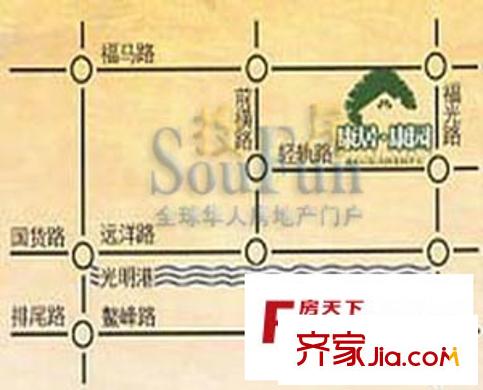 康居康園交通圖