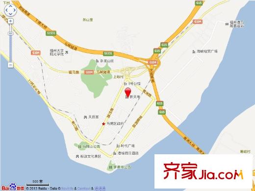 凱興花園交通圖