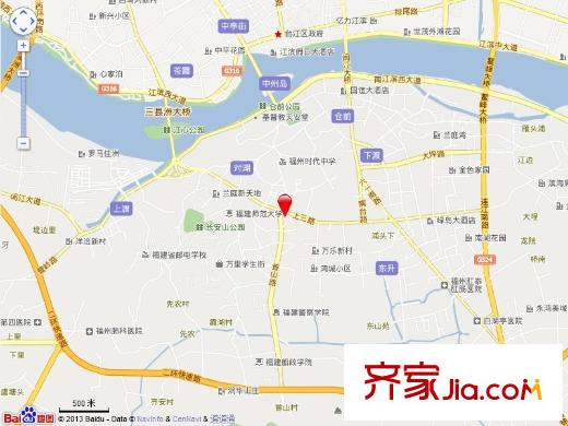 康山里新村交通圖