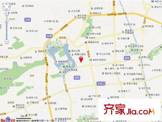 菁華領(lǐng)秀交通圖