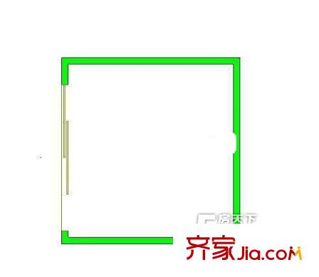 鼓山商貿(mào)城 1室 戶型圖