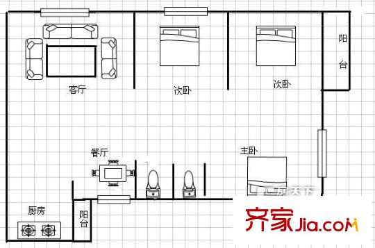 惠航大廈 戶型圖