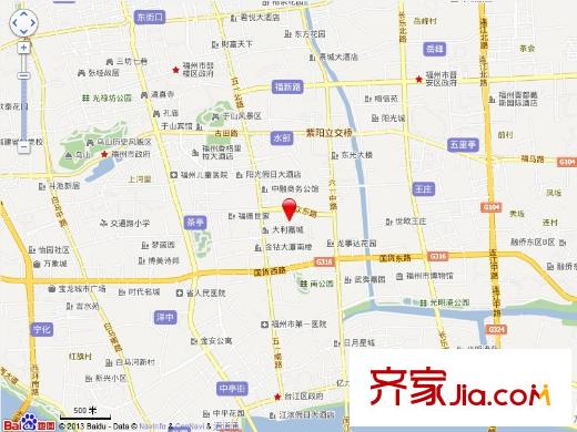 富城小區(qū)交通圖