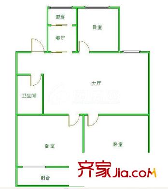 濱江花園 戶型圖