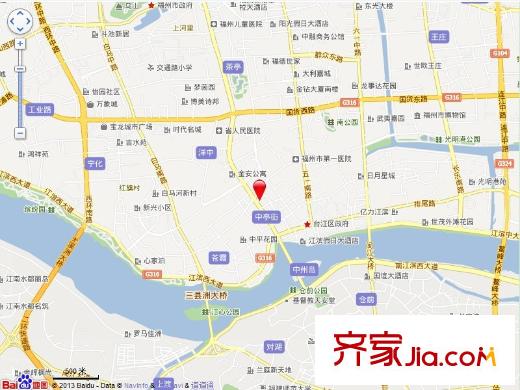 中亭街D區(qū)交通圖
