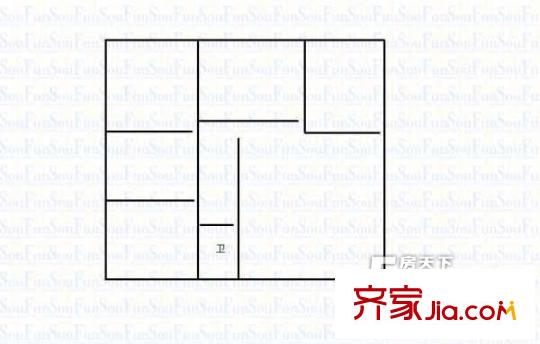 錦江花園三區(qū) 戶型圖  