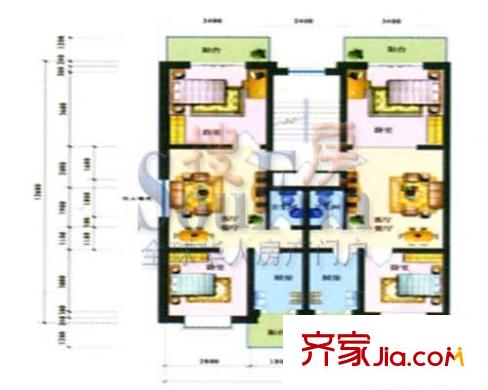 華裕小區(qū)二期戶型圖華?；▓@二期 戶型圖 2室 2室1廳1衛(wèi)1廚