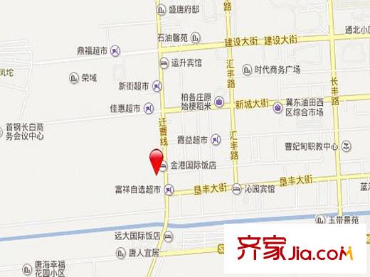 濱河悅城交通圖