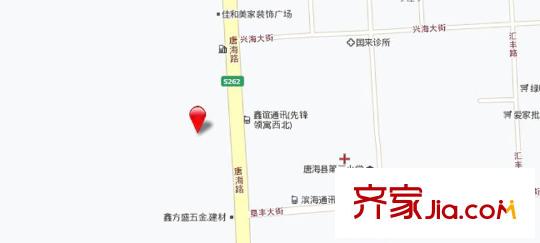 濱河悅城交通圖
