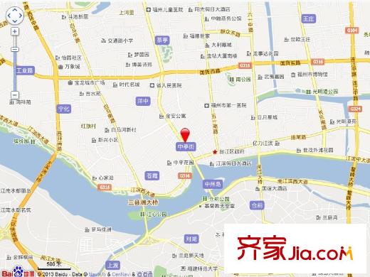 中亭街利安苑交通圖