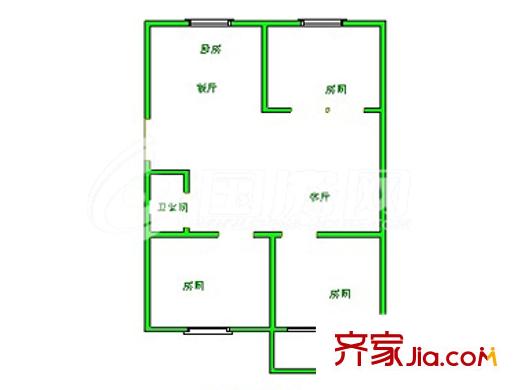  安淡新村 3室戶型圖
