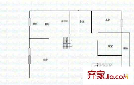 陽光花園一區(qū) 戶型圖
