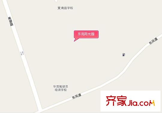 東苑陽光園交通圖