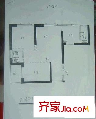 世茂國際花園 2室 戶型圖