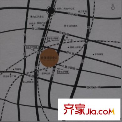 世茂國際花園交通圖