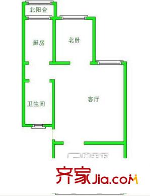 迎新樓戶型圖2居室 2室2廳2衛(wèi)2廚