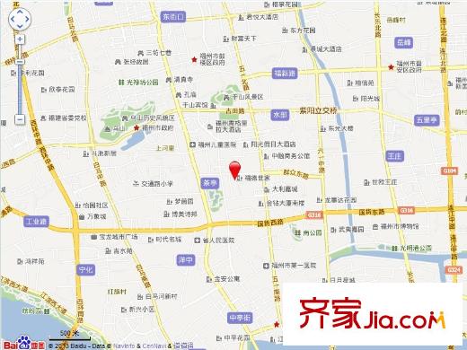 福德都會(huì)交通圖