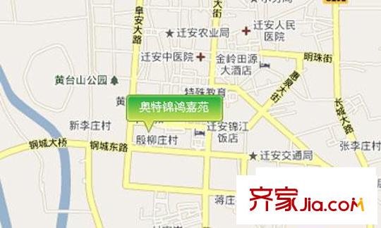 奧特錦鴻嘉苑交通圖 