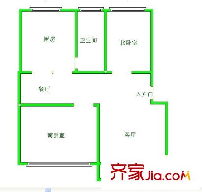 河嘉園 0室 戶型圖