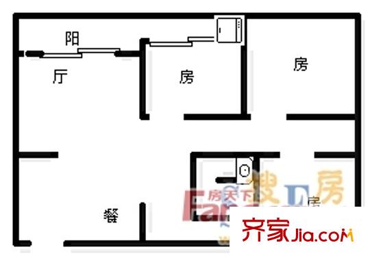 唐山 廣鑫樓 戶型圖
