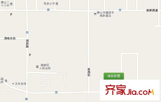 誠安逸品花園交通圖