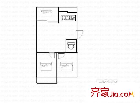 天誠公寓 戶型圖