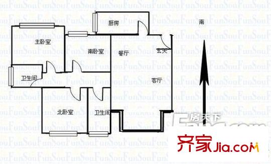 唐山 泰隆馨鳳園 戶型圖