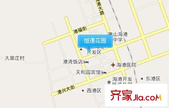 恒通花園交通圖