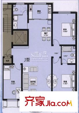 海景怡園戶型圖海之尊貴 3室2廳2衛(wèi)1廚