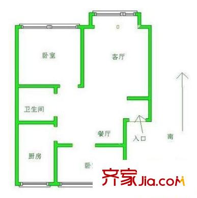 芳甸園 2室 戶型圖
