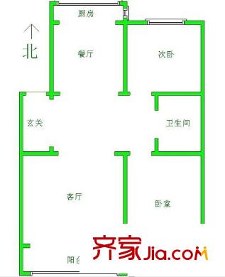 芳甸園 3室 戶型圖