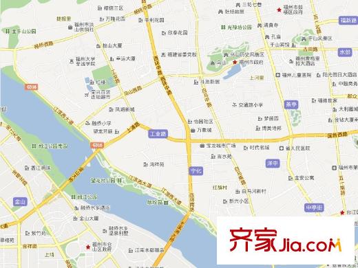 荷花新村交通圖