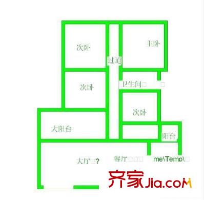 福泰華庭 戶型圖