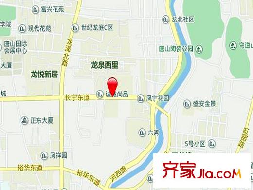 尚品名都二期交通圖
