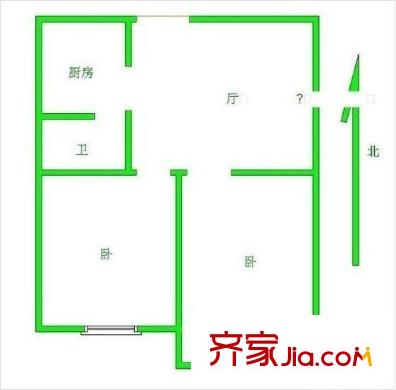 福德新村 戶型圖