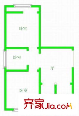 立新西樓 2室 戶型圖