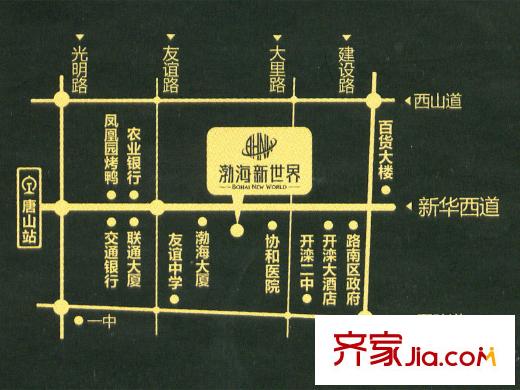 渤海新世界交通圖(2010-4-8)