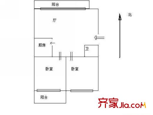 外經(jīng)貿(mào)廣場 3室 戶型圖