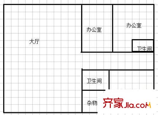 外經(jīng)貿(mào)廣場(chǎng) 3室 戶型圖
