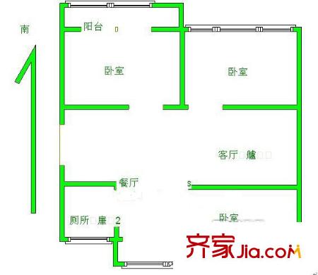 唐山 交興樓 戶型圖