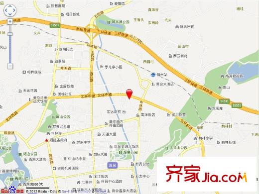 茶園小區(qū)交通圖