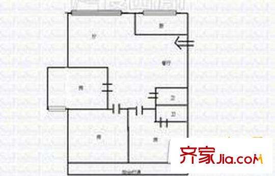 北大公寓 戶型圖