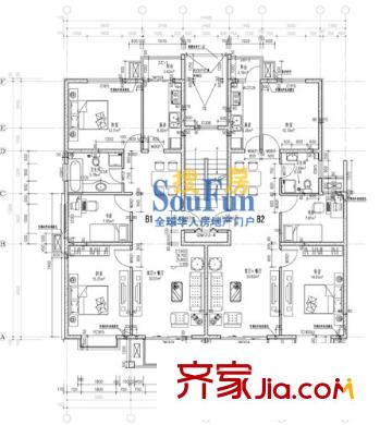 開爾欣園戶型圖B1戶型 3室2廳1衛(wèi)1廚