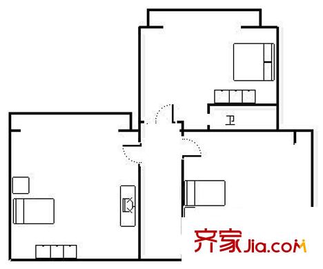 濱海嘉年華琴海灣戶型圖濱海嘉年華-琴海灣 3室 戶型圖 3室2衛(wèi)