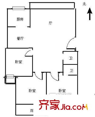 鞍福小區(qū) 戶型圖
