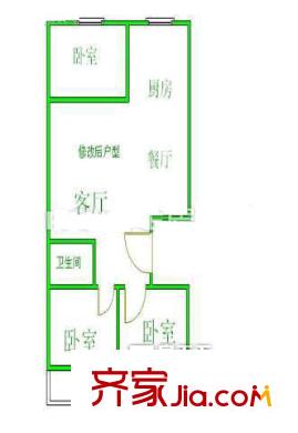 中選新村 3室戶型圖