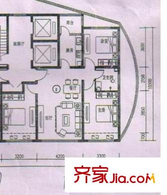 龍澤尚品 3室 戶型圖