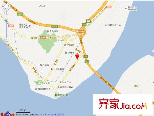 中佳藍灣交通圖