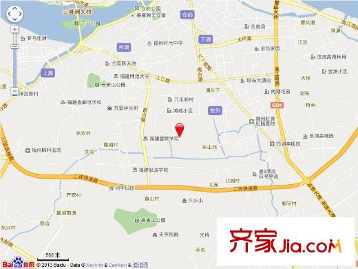 正祥萬升小區(qū)東區(qū)交通圖