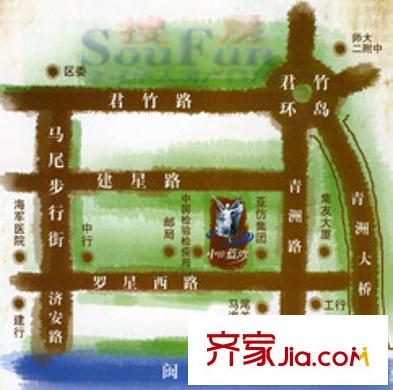 中佳藍灣交通圖